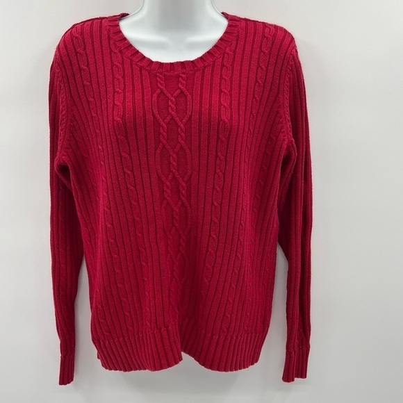 Van Heusen Women's Cable Knit Sweater Size L - Picture 13 of 13